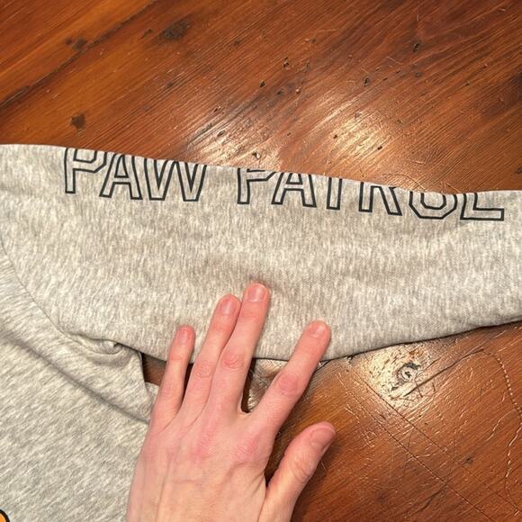 H&M paw patrol hooded sweatshirt grey 6x-7 - Picture 4 of 6